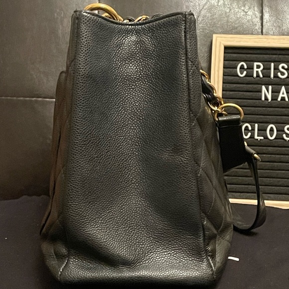 CHANEL GST BLACK CAVIAR GHW TOTE BAG - Picture 5 of 16